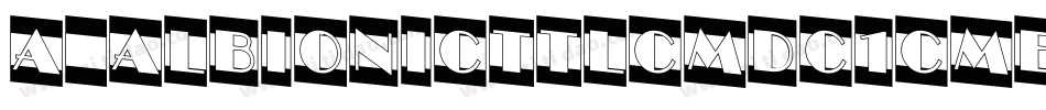 a_AlbionicTtlCmDc1Cmb Bold字体转换